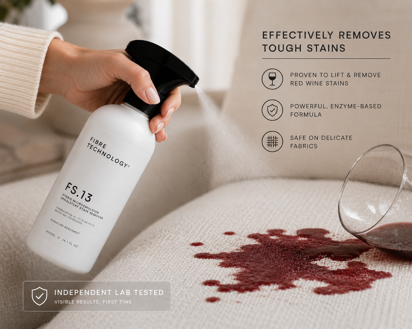 FS.13 Hybrid Microemulsion Upholstery Stain Removal
